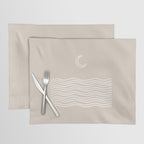 moon over water - neutral Placemat Gallery Image 1