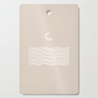 moon over water - neutral Cutting Board Gallery Image 1