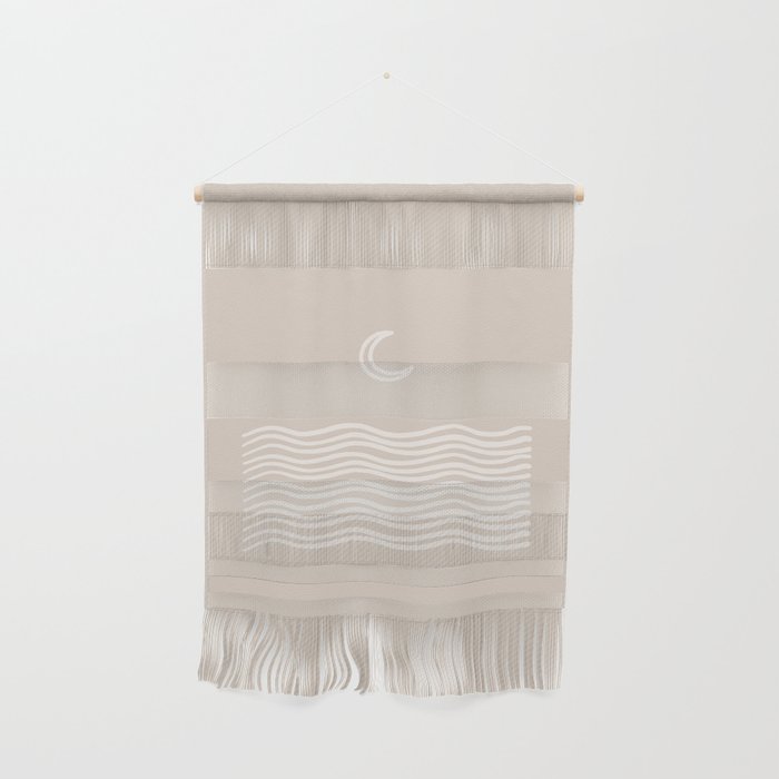 moon over water - neutral Wall Hanging Gallery Image 1