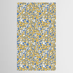 Simplistic silhouette flowers YB Tablecloth Gallery Image 2