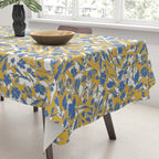 Simplistic silhouette flowers YB Tablecloth Gallery Image 3