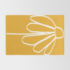 Minimal Flora - daisy yellow Rug Gallery Image 2