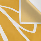 Minimal Flora - daisy yellow Wall Tapestry Gallery Image 3