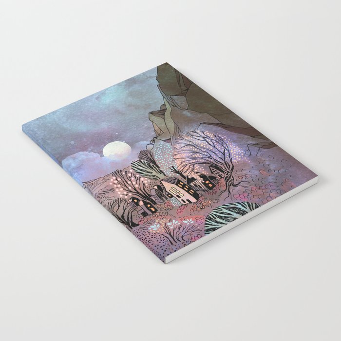 Valley at Full Moon Notebook Gallery Image 1