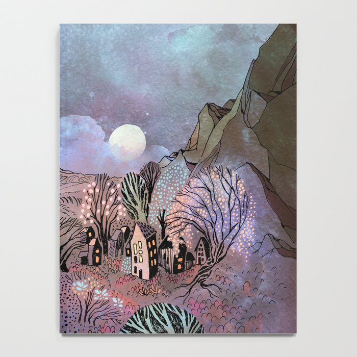 Valley at Full Moon Notebook Gallery Image 4