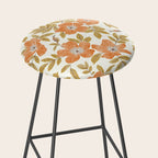 Wild Mountain Roses - vintage autumn leaves  Stool Gallery Image 2