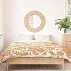Wild Mountain Roses - vintage autumn leaves  Duvet Cover Gallery Image 3