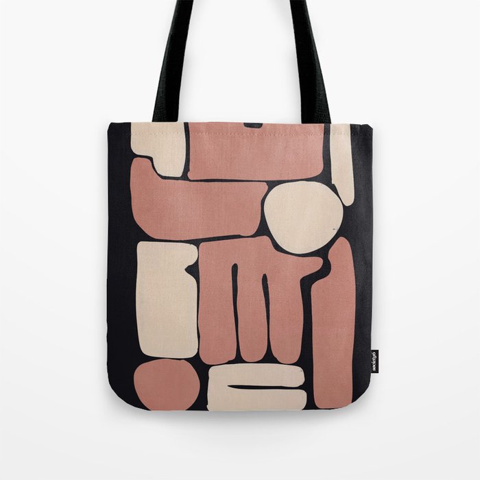 Modern Abstract Minimal Shapes 167 Tote Bag Gallery Image 1
