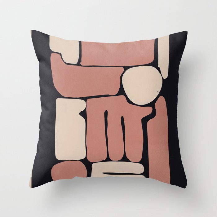 Modern Abstract Minimal Shapes 167 Throw Pillow Gallery Image 6