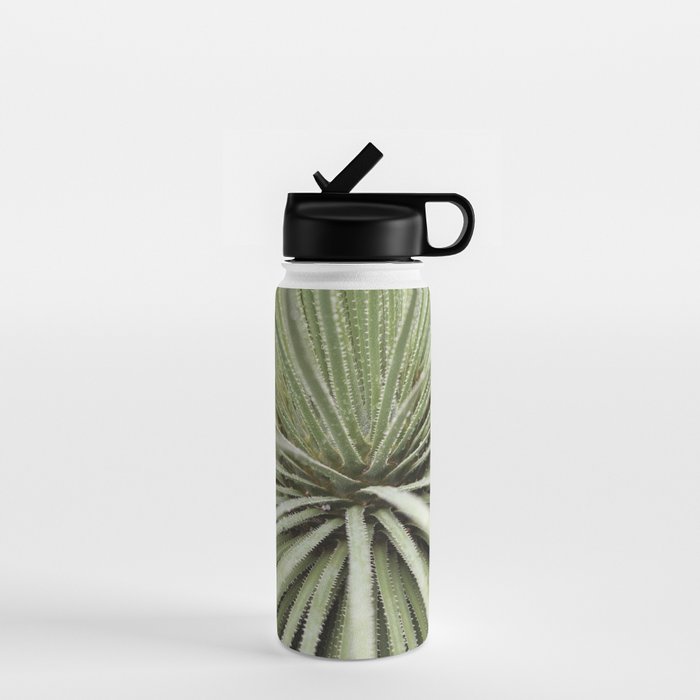 Sage green yucca plant - desert plant mexico - travel photography   Water Bottle Gallery Image 1