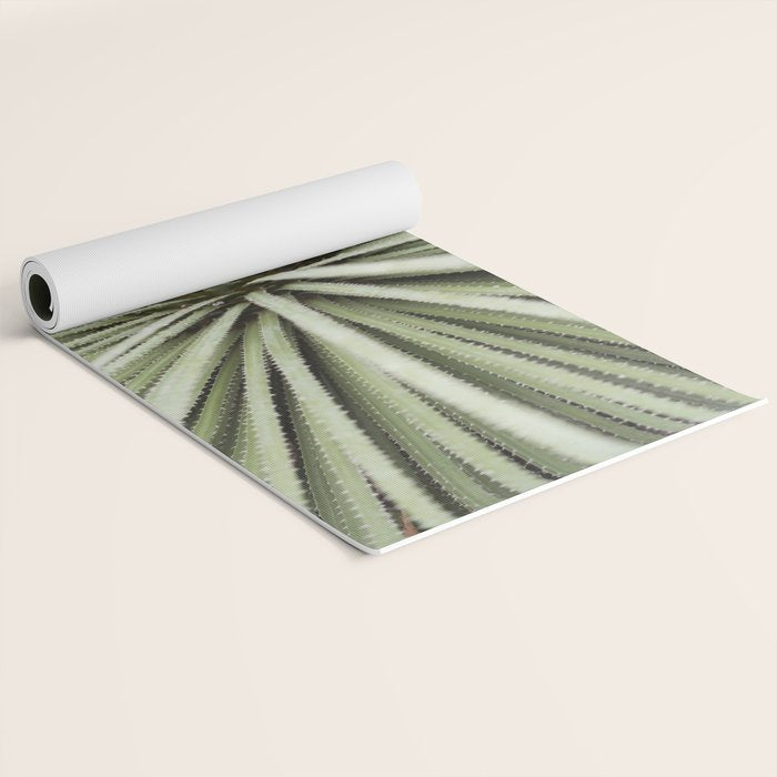 Sage green yucca plant - desert plant mexico - travel photography   Yoga Mat Gallery Image 2