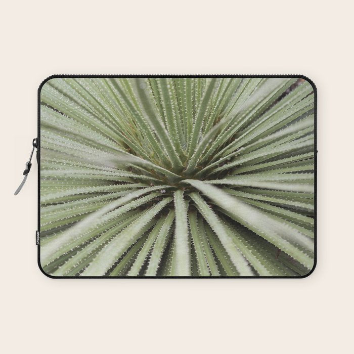 Sage green yucca plant - desert plant mexico - travel photography   Laptop Sleeve Gallery Image 1