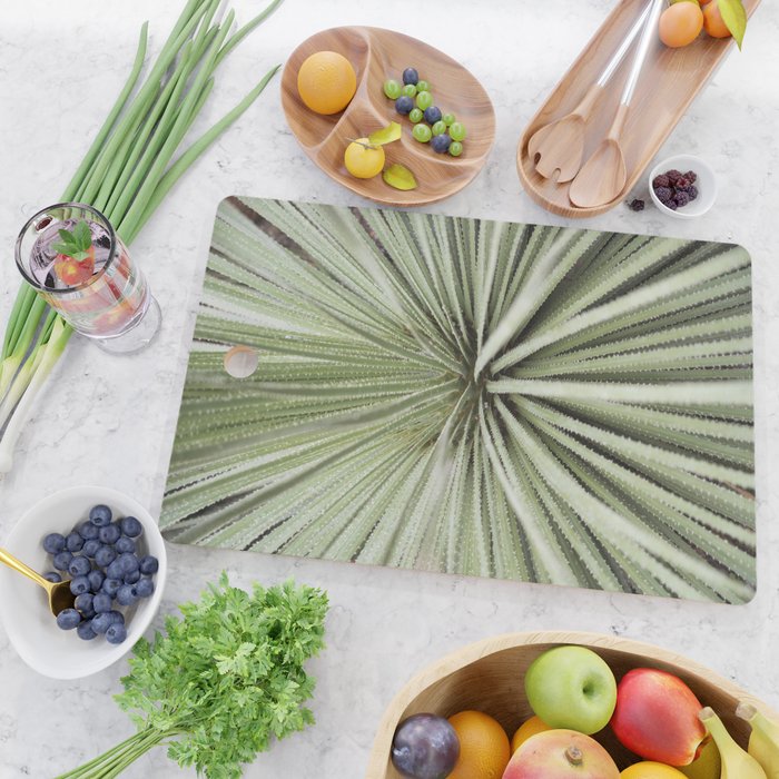 Sage green yucca plant - desert plant mexico - travel photography   Cutting Board Gallery Image 2