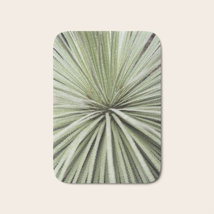 Sage green yucca plant - desert plant mexico - travel photography   Bath Mat Gallery Image 1
