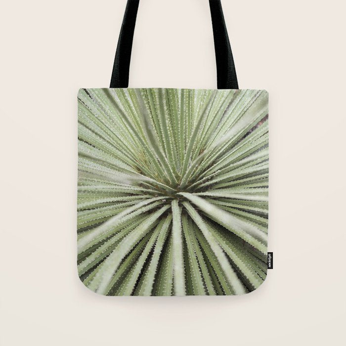 Sage green yucca plant - desert plant mexico - travel photography   Tote Bag Gallery Image 1