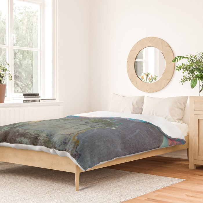 Morning at Keniku Duvet Cover Gallery Image 2
