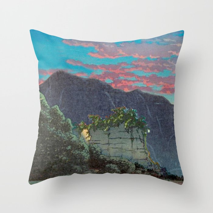 Morning at Keniku Throw Pillow Gallery Image 1