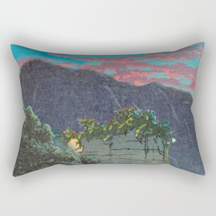 Morning at Keniku Rectangular Pillow Gallery Image 2
