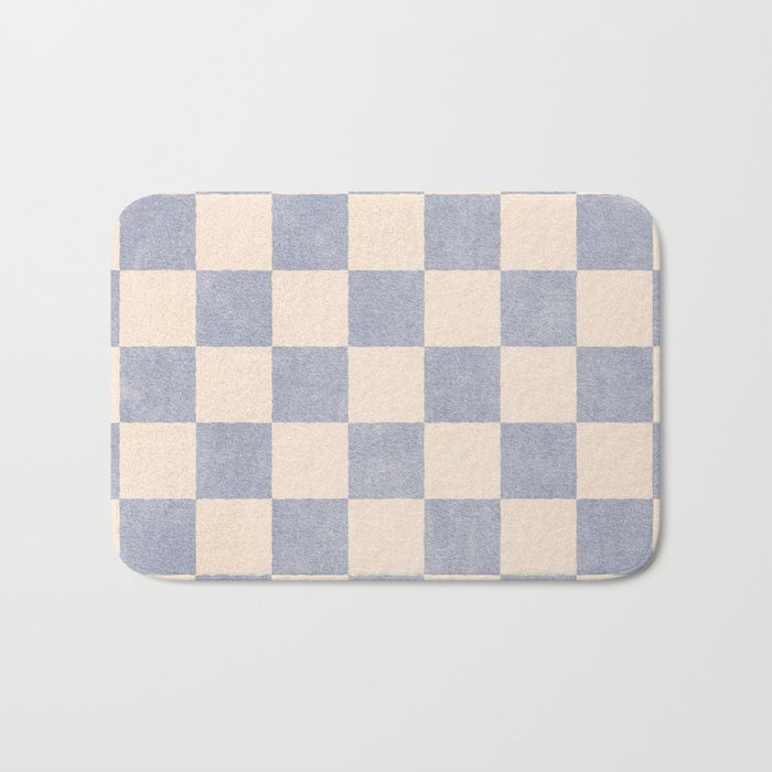 CHECKER - 001 - Ash Bath Mat Gallery Image 1
