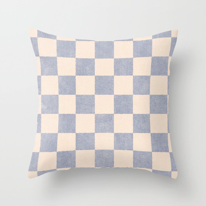 CHECKER - 001 - Ash Throw Pillow Gallery Image 6