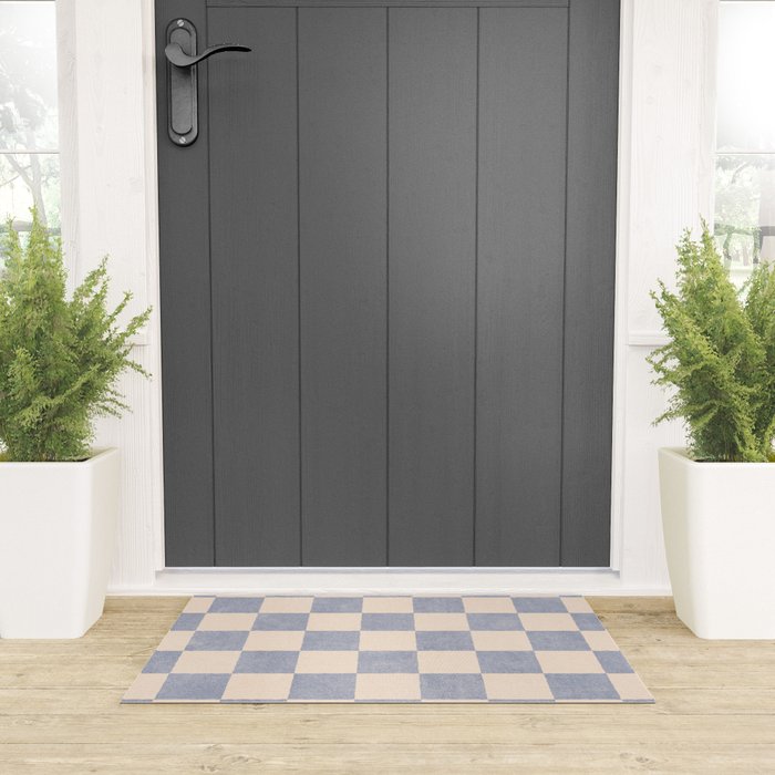 CHECKER - 001 - Ash Welcome Mat Gallery Image 3