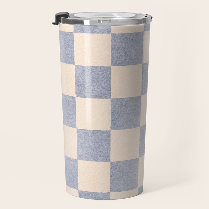 CHECKER - 001 - Ash Travel Mug Gallery Image 3
