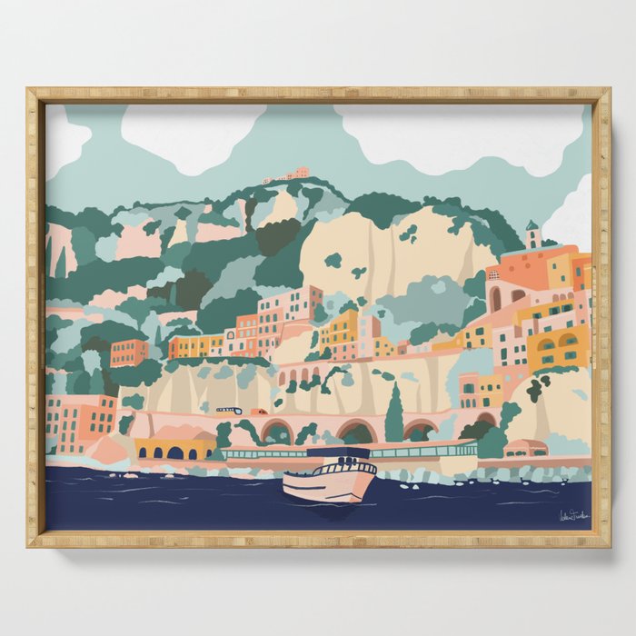Amalfi, Italy Serving Tray Gallery Image 1