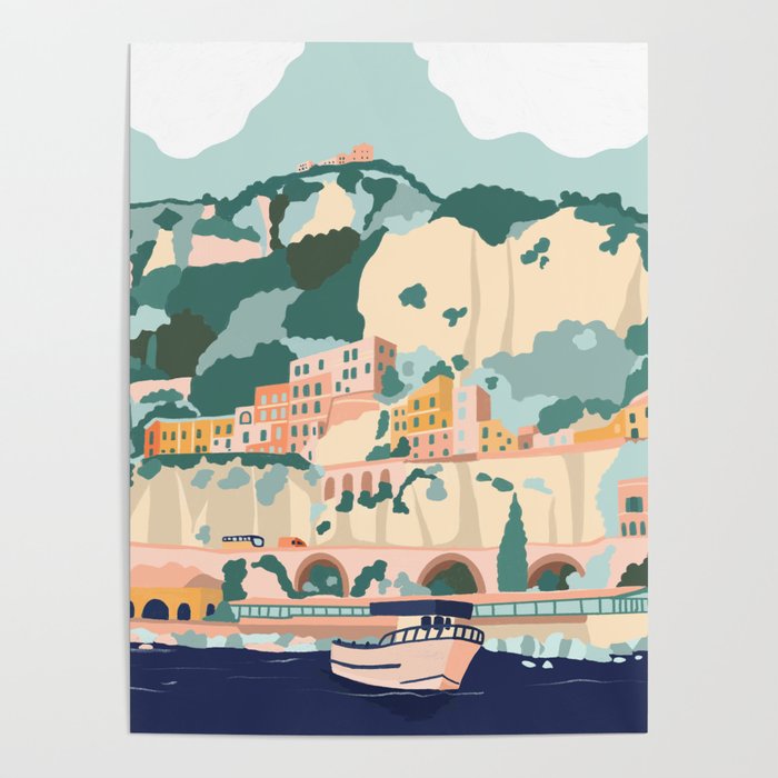 Amalfi, Italy Poster Gallery Image 1