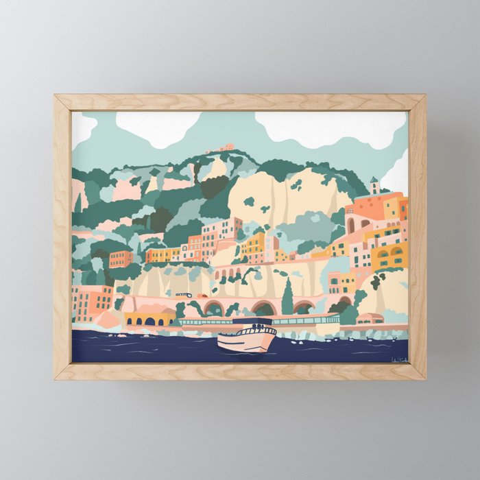 Amalfi, Italy Mini Art Print Gallery Image 1