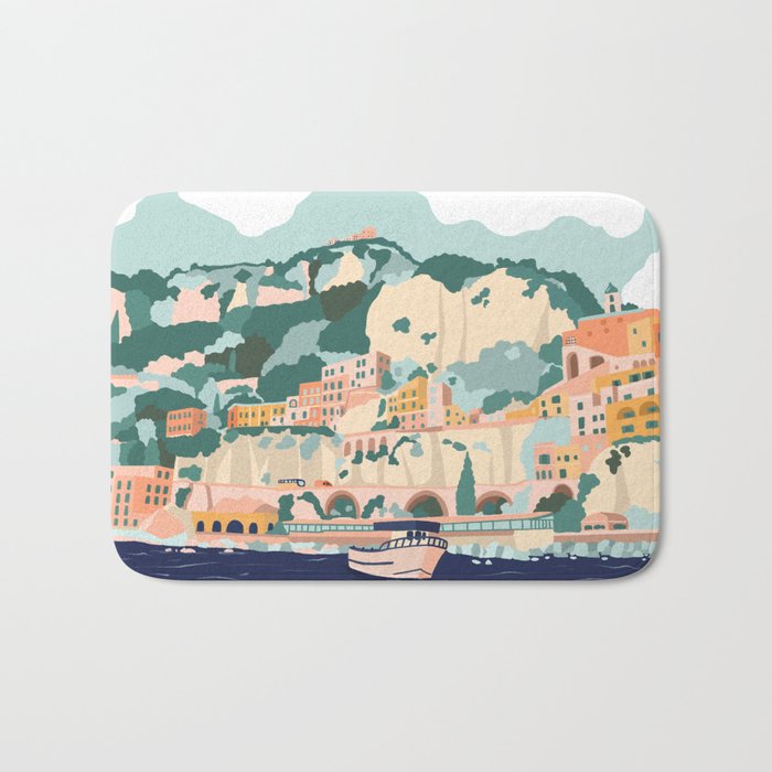 Amalfi, Italy Bath Mat Gallery Image 1