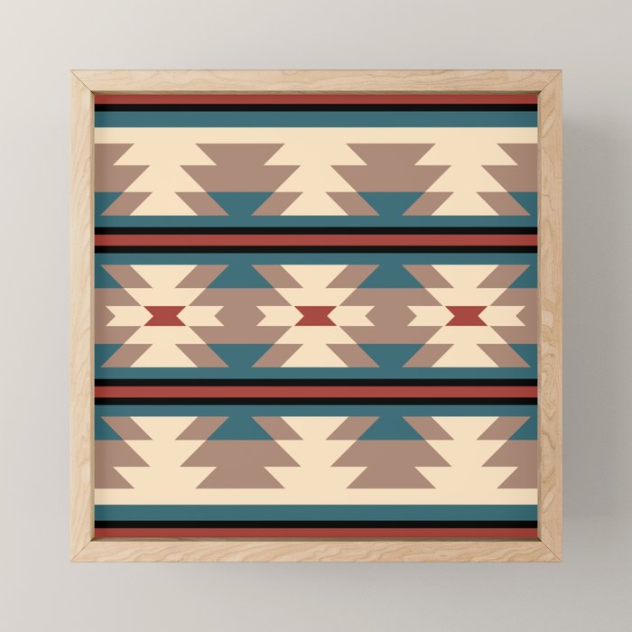 Southwestern Pattern 126 Mini Art Print Gallery Image 1