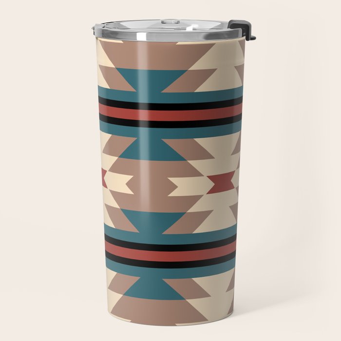 Southwestern Pattern 126 Travel Mug Gallery Image 2