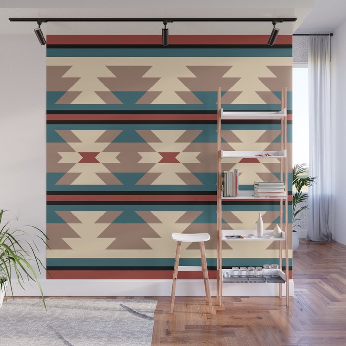 Southwestern Pattern 126 Wall Mural Gallery Image 1