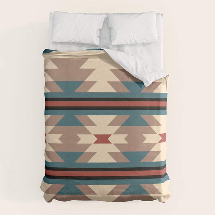 Southwestern Pattern 126 Duvet Cover Gallery Image 6