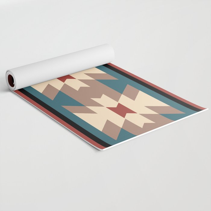 Southwestern Pattern 126 Yoga Mat Gallery Image 2