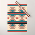 Southwestern Pattern 126 Wrapping Paper Gallery Image 1