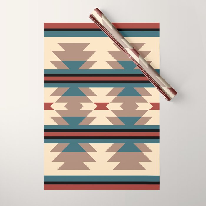 Southwestern Pattern 126 Wrapping Paper Gallery Image 1