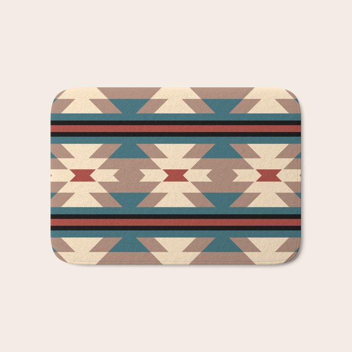 Southwestern Pattern 126 Bath Mat Gallery Image 1