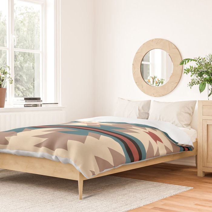 Southwestern Pattern 126 Duvet Cover Gallery Image 2