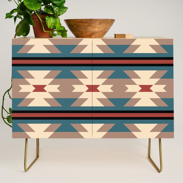Southwestern Pattern 126 Credenza Gallery Image 1