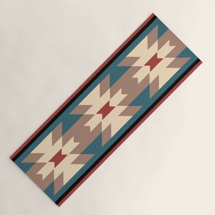 Southwestern Pattern 126 Yoga Mat Gallery Image 1