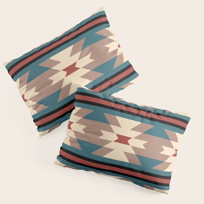 Southwestern Pattern 126 Pillow Sham Gallery Image 1