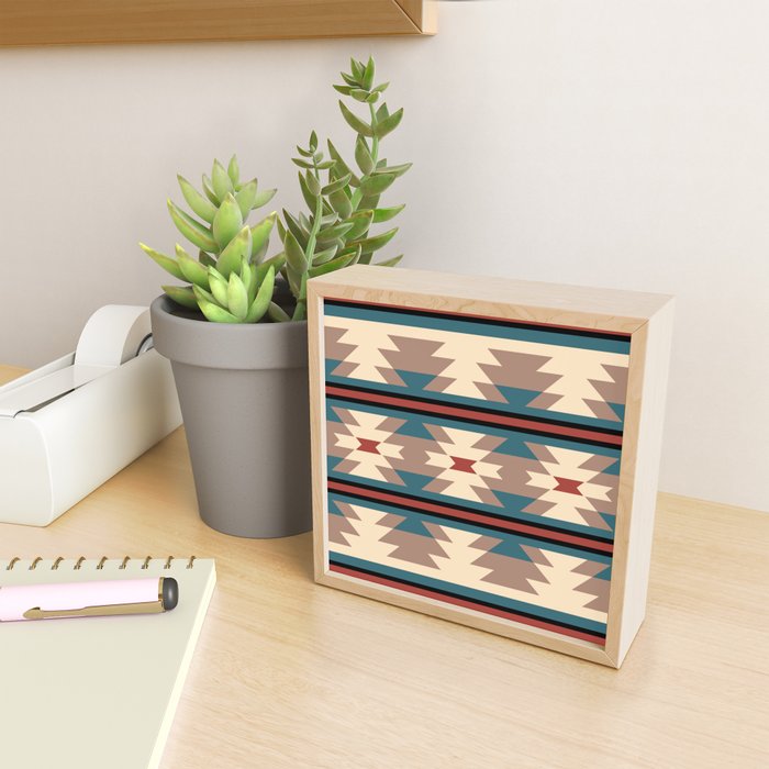 Southwestern Pattern 126 Mini Art Print Gallery Image 2
