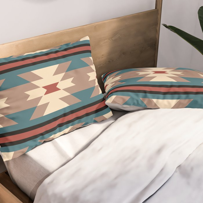 Southwestern Pattern 126 Pillow Sham Gallery Image 2