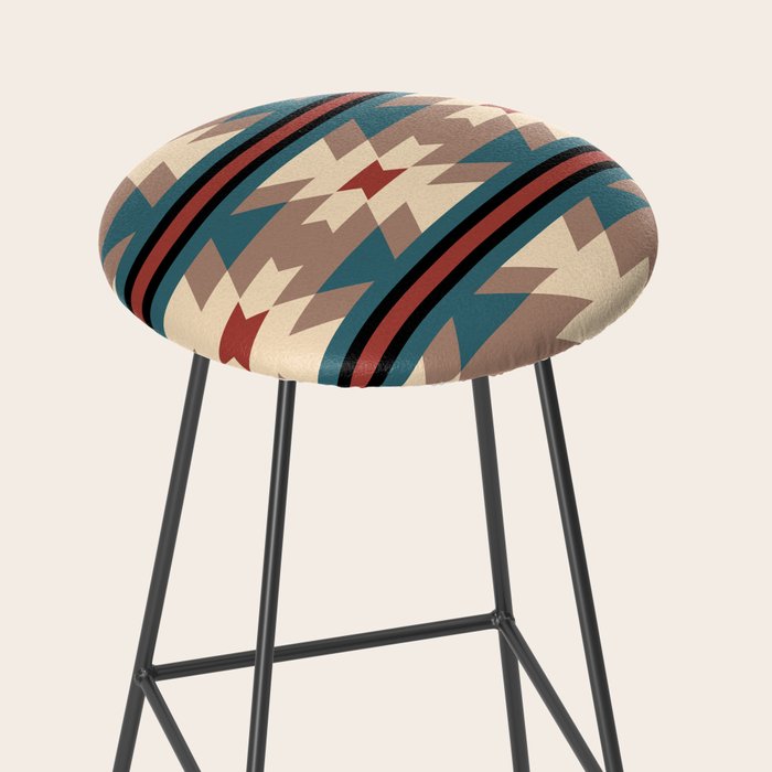 Southwestern Pattern 126 Stool Gallery Image 2