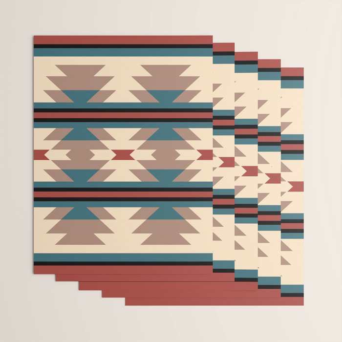 Southwestern Pattern 126 Wrapping Paper Gallery Image 3