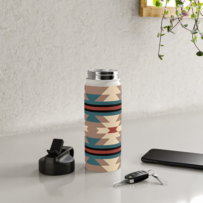 Southwestern Pattern 126 Water Bottle Gallery Image 4