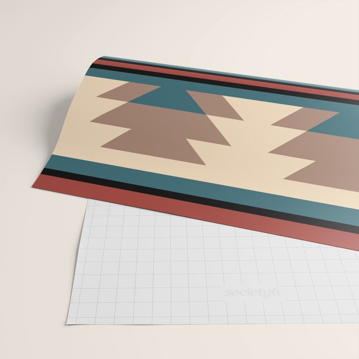 Southwestern Pattern 126 Wrapping Paper Gallery Image 2