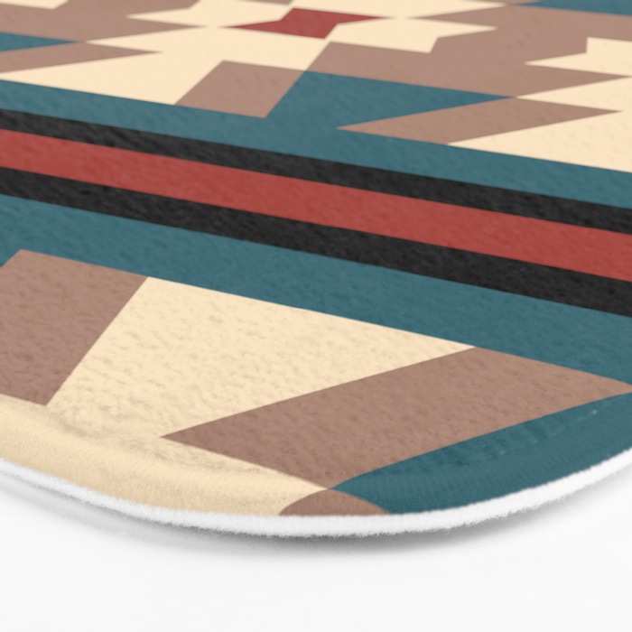 Southwestern Pattern 126 Bath Mat Gallery Image 3