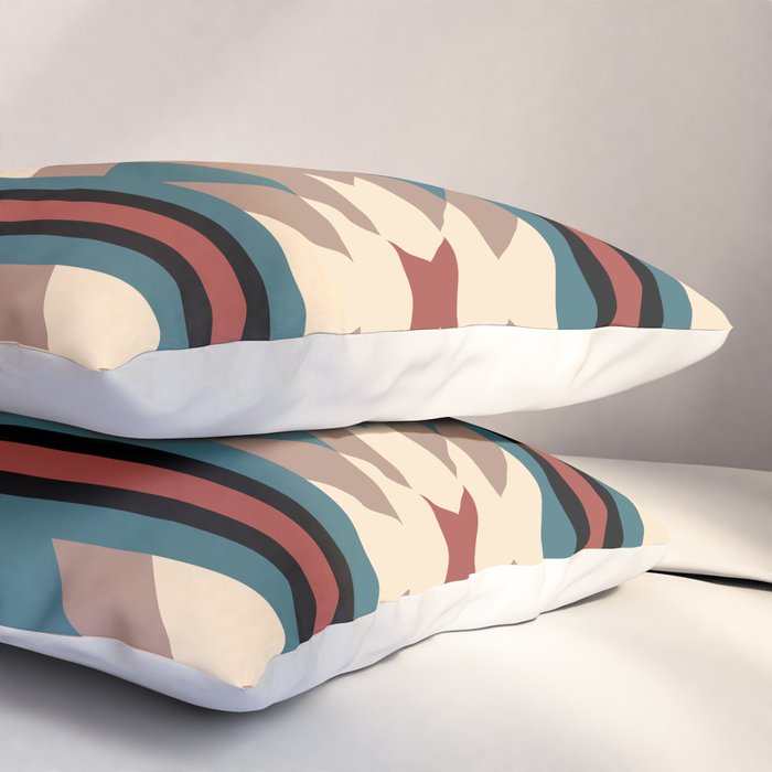 Southwestern Pattern 126 Pillow Sham Gallery Image 3
